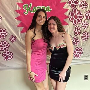 Cute Pink Mini Dress